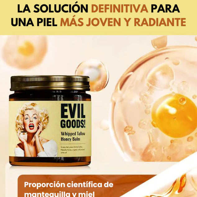 EVIL GOODS® 🍯 Bálsamo Con Sebo De Res Y Miel De Manuka