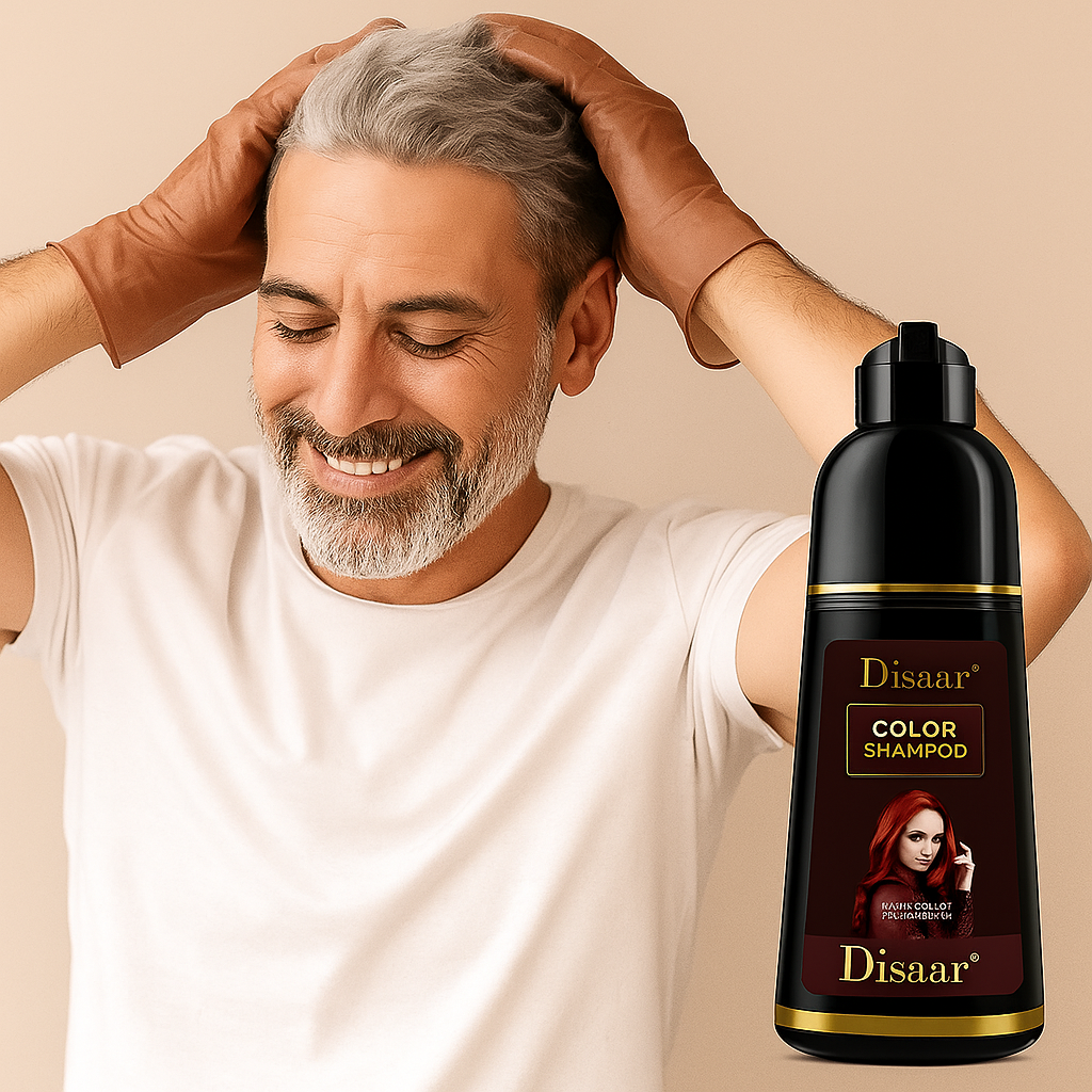 Shampoo Disaar Unisex 400ml – Cubre Canas en minutos, Sin Químicos.