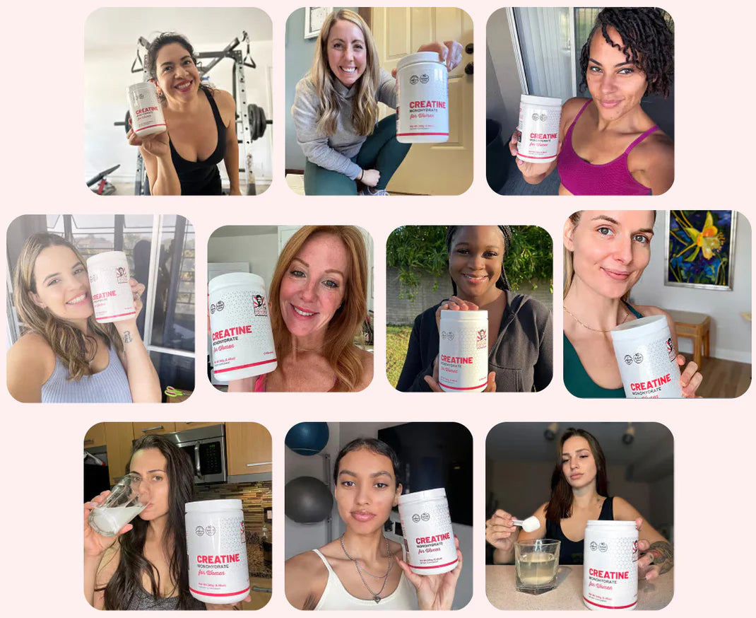 Creatina Monohidratada + Colágeno para Mujeres