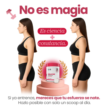 Creatina Monohidratada + Colágeno para Mujeres