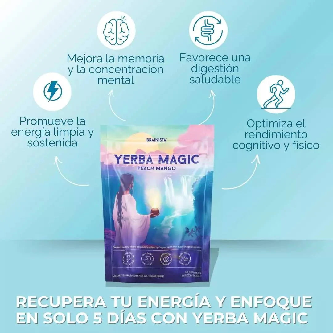 YERBA MAGIC®: Té Mate Sabor Mango y Melocotón Original