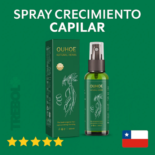 OUHOE® Spray de Crecimiento Capilar y Anti-caída