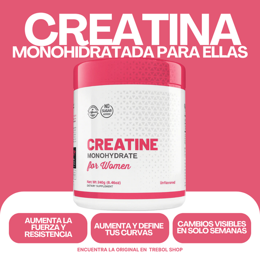 Creatina Monohidratada + Colágeno para Mujeres