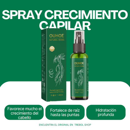 OUHOE® Spray de Crecimiento Capilar y Anti-caída