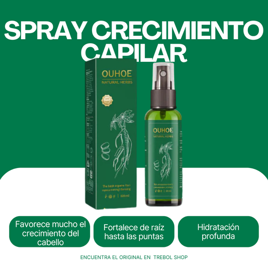 OUHOE® Spray de Crecimiento Capilar y Anti-caída