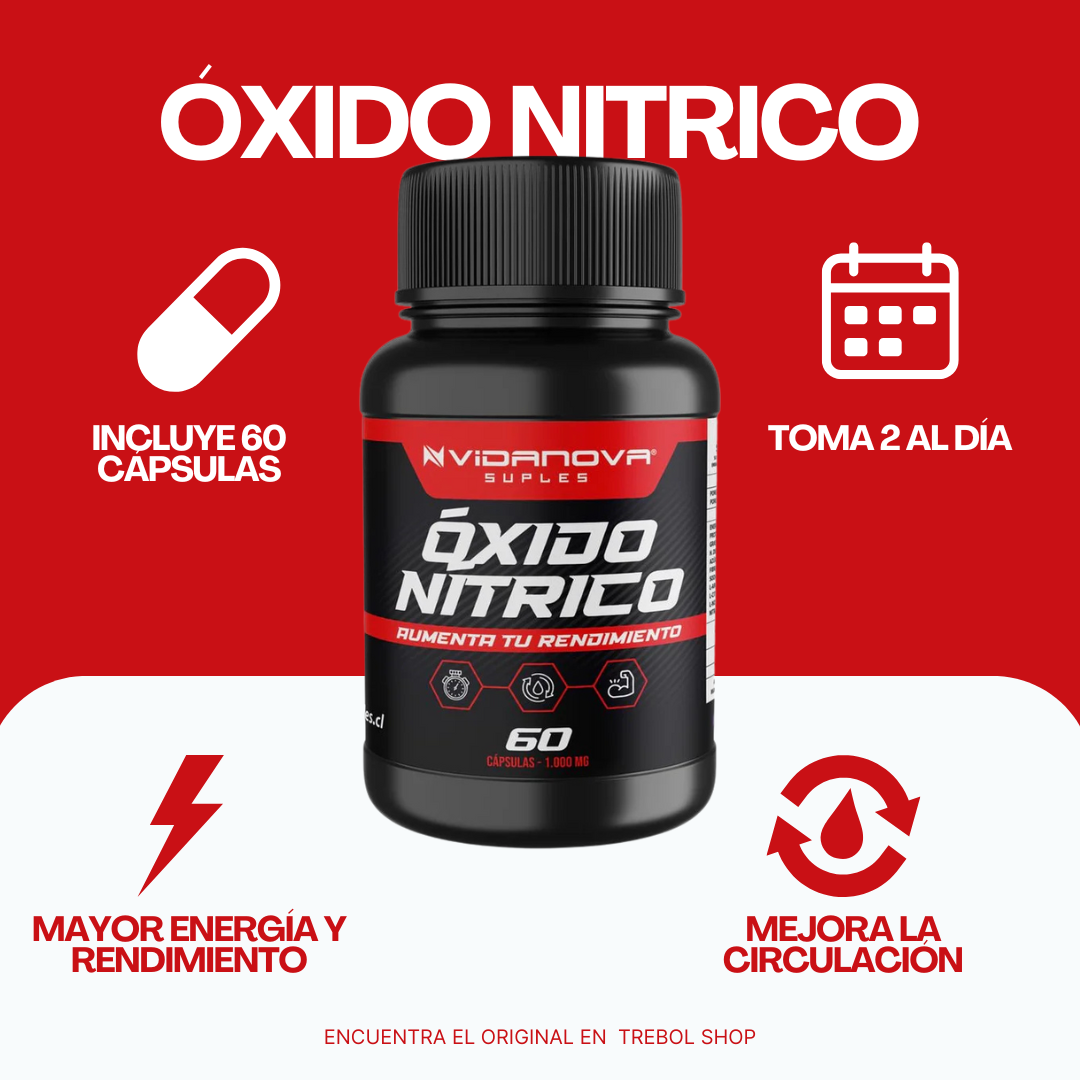 OXIDO NITRICO 1000MG 60 CAPS