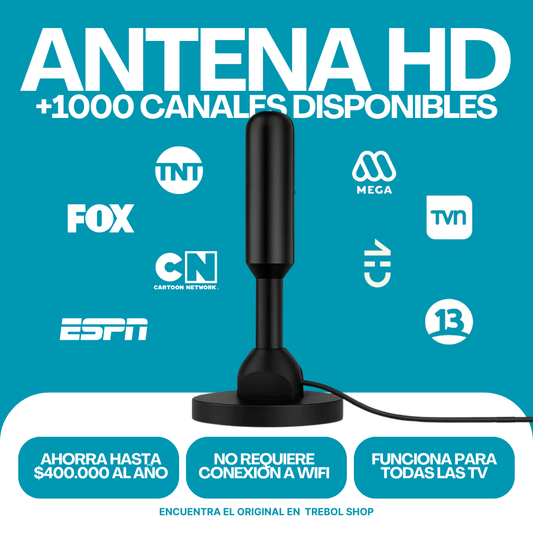 Accede a más de 1000 canales sin contratos ni pagos mensuales