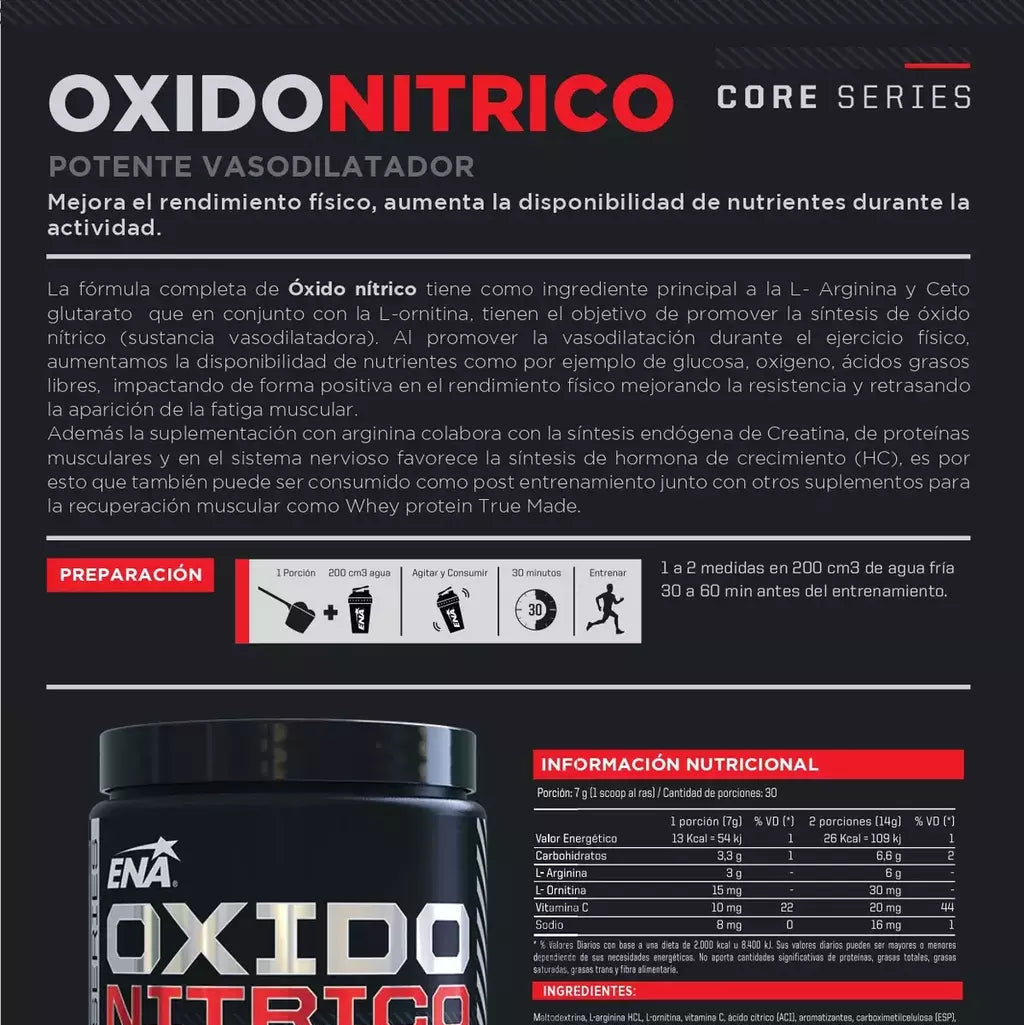 OXIDO NITRICO 1000MG 60 CAPS